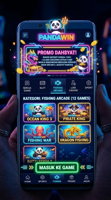 Tampilan dashboard aplikasi pandawin yang menawan.